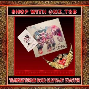 🆕 🖤💛SEXYBRAINBOUTIQUE: BOHO ELEPHANT COASTER💛🖤
